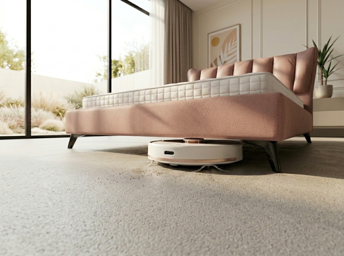 懶洋洋實木床底穩固靜音木心板結構示意圖