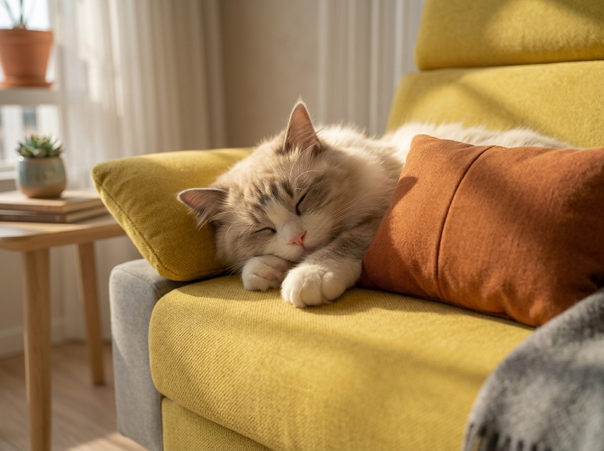 丹尼沙發頂級防潑水貓抓布瑕疵圖