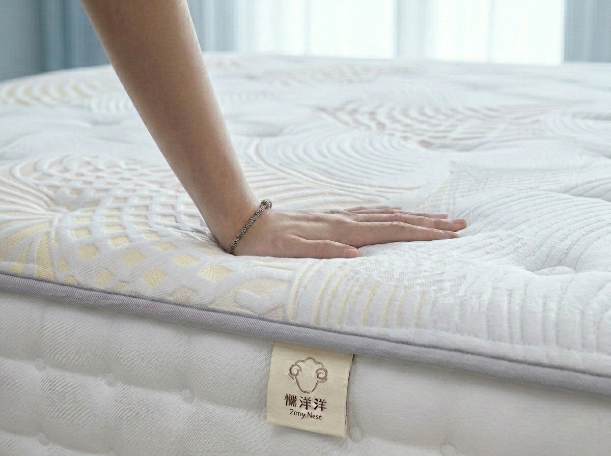 雲朵羊床墊日本極致涼感面布瞬涼透氣示意圖