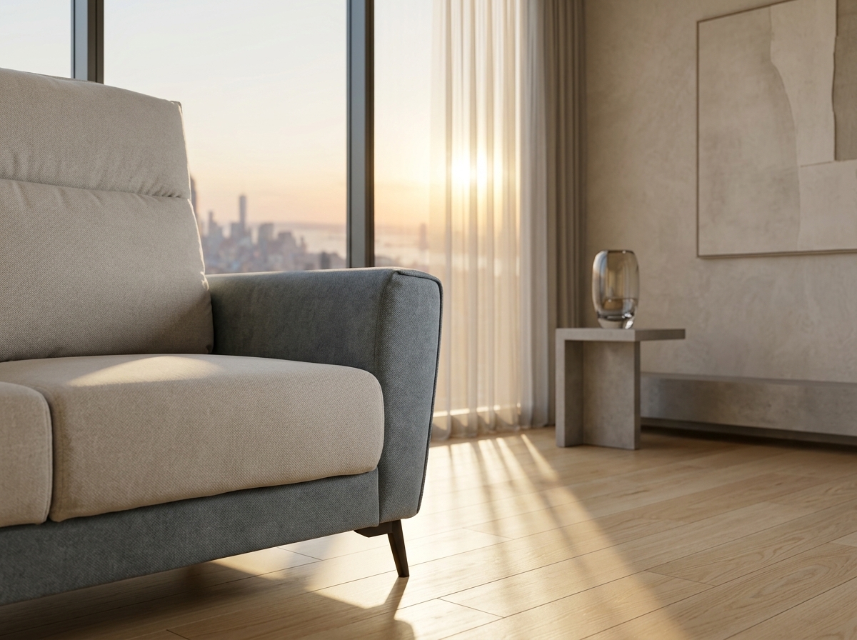 威尼斯滑軌沙發滑動式座墊設計慵懶半躺空間示意圖