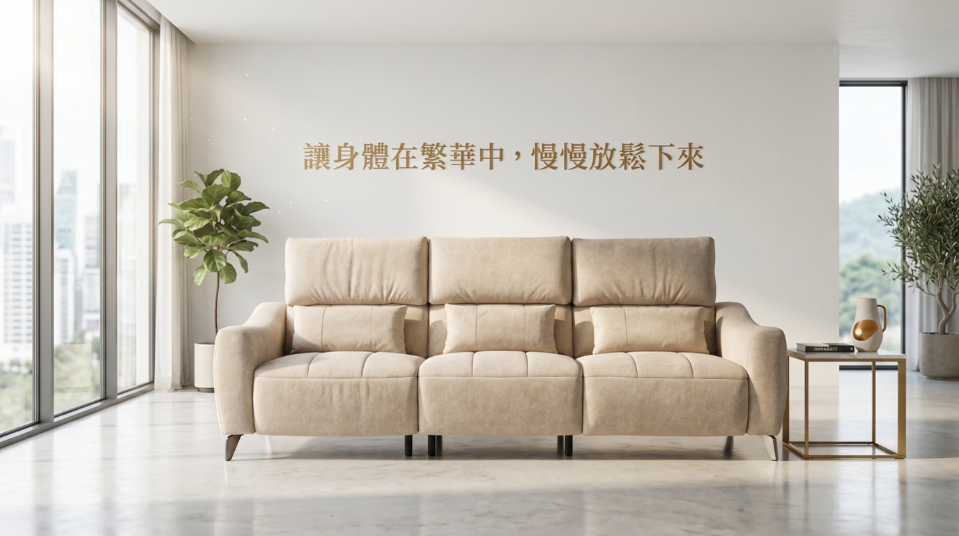 讓身體在繁華中，慢慢放鬆下來